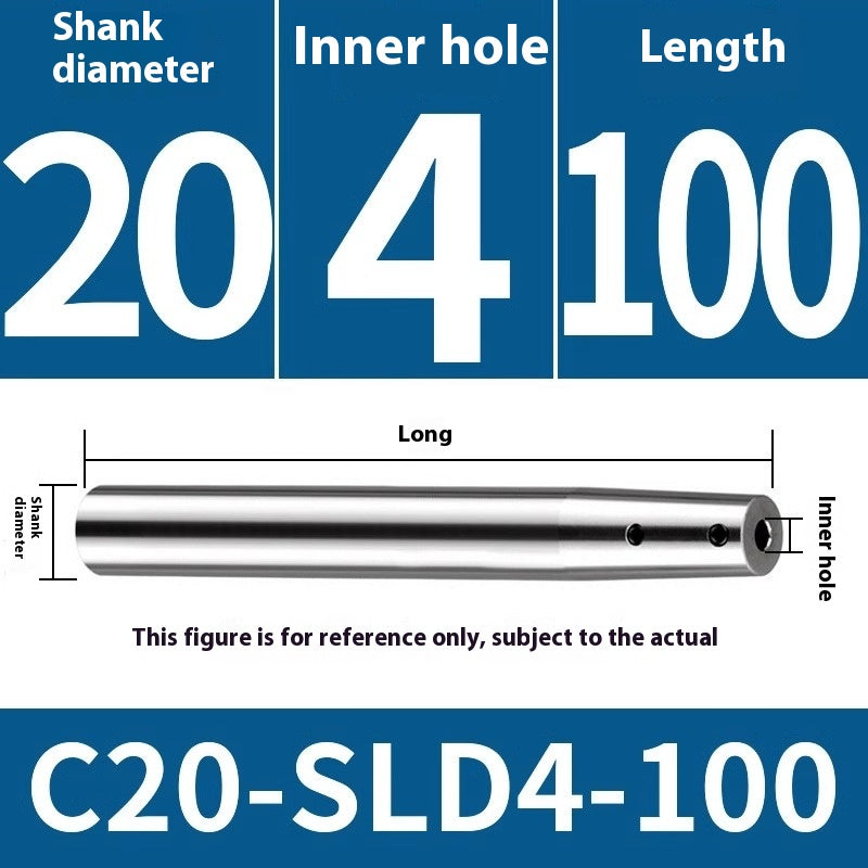 2059-High precision side solid SLD extension rod CNC milling cutter extended rod small diameter straight handle deep cavity avoidance C12C16C20 Shandong Denso Pricision Tools Co.,Ltd.